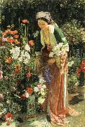 John Frederick Lewis In  the Bey-s Garden china oil painting artist